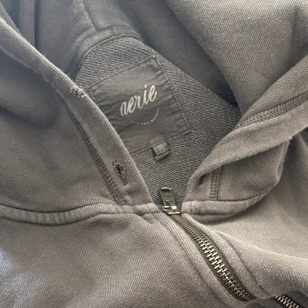 Aerie Zip-Up Hoodie - Picture 9 of 9